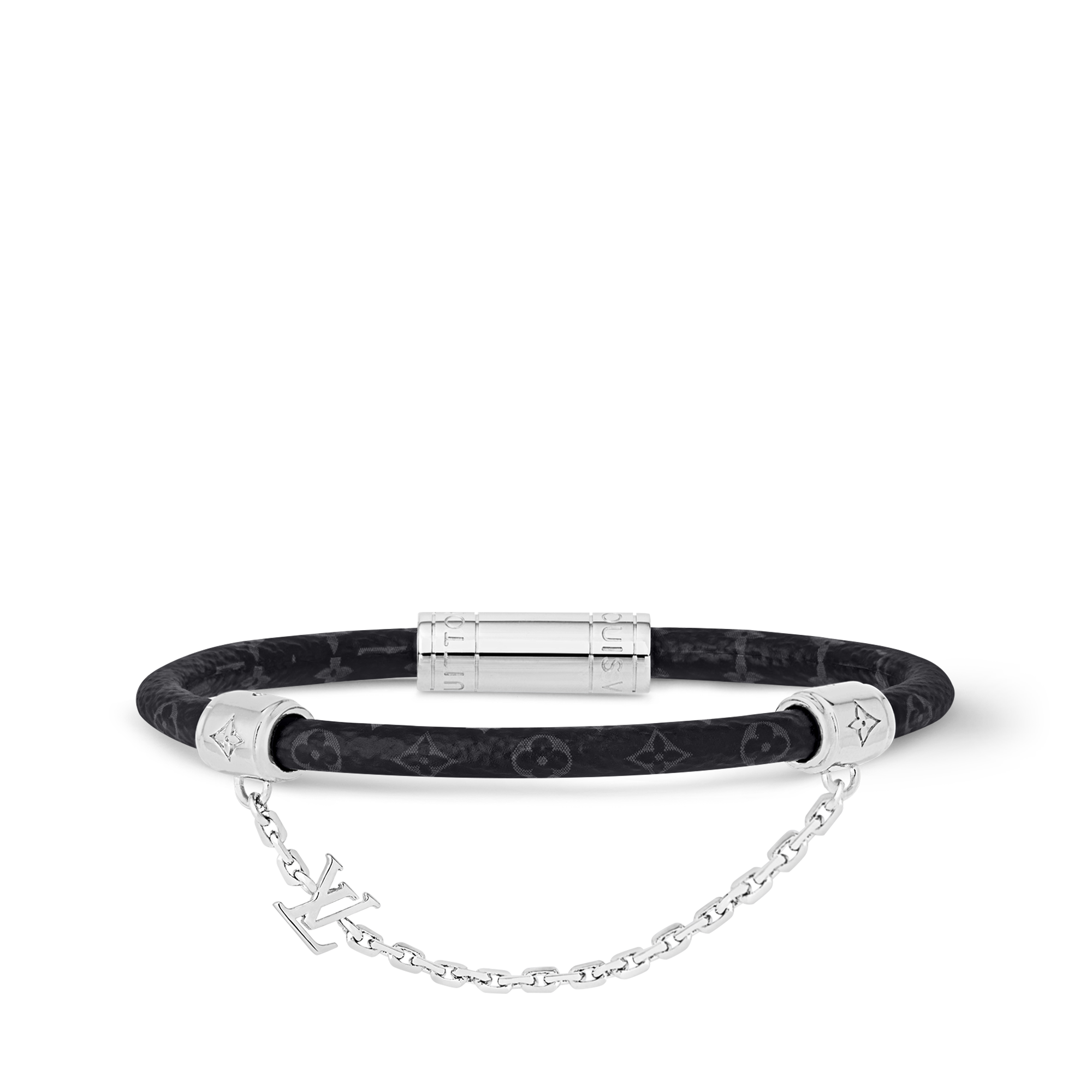 Chain It Bracelet Monogram Eclipse Canvas - Fashion Jewelry